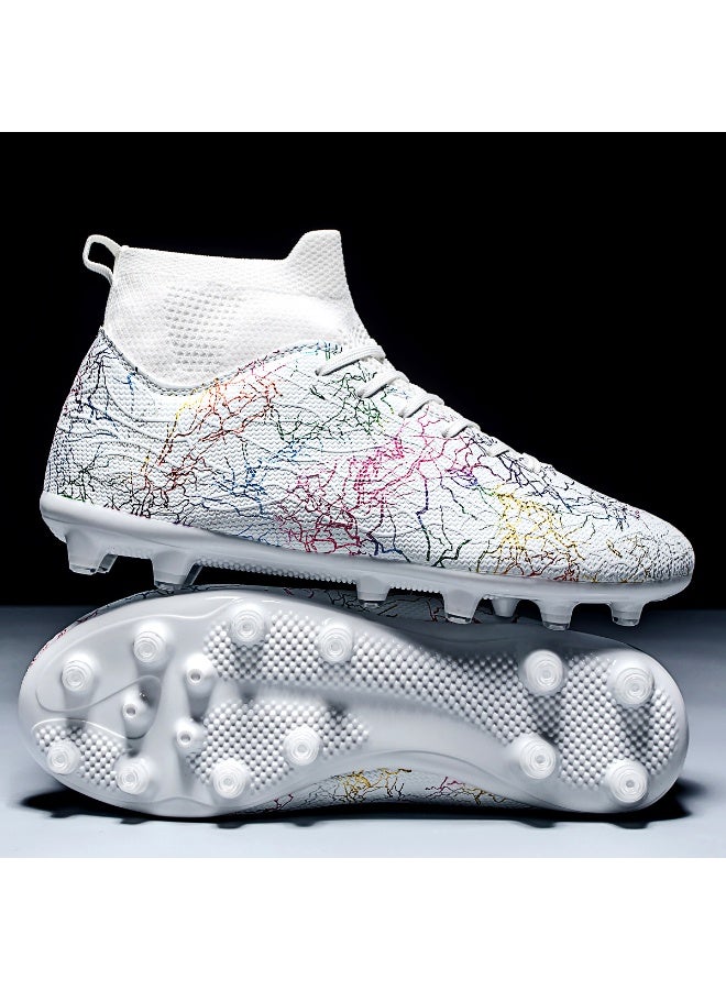 New Men Soccer Shoes Cleats Football Boots Sports Large Size Long Studs Turf Shoes for Training Competition - Image 2
